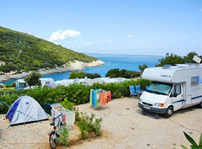 Campings Kroatië zandstrand